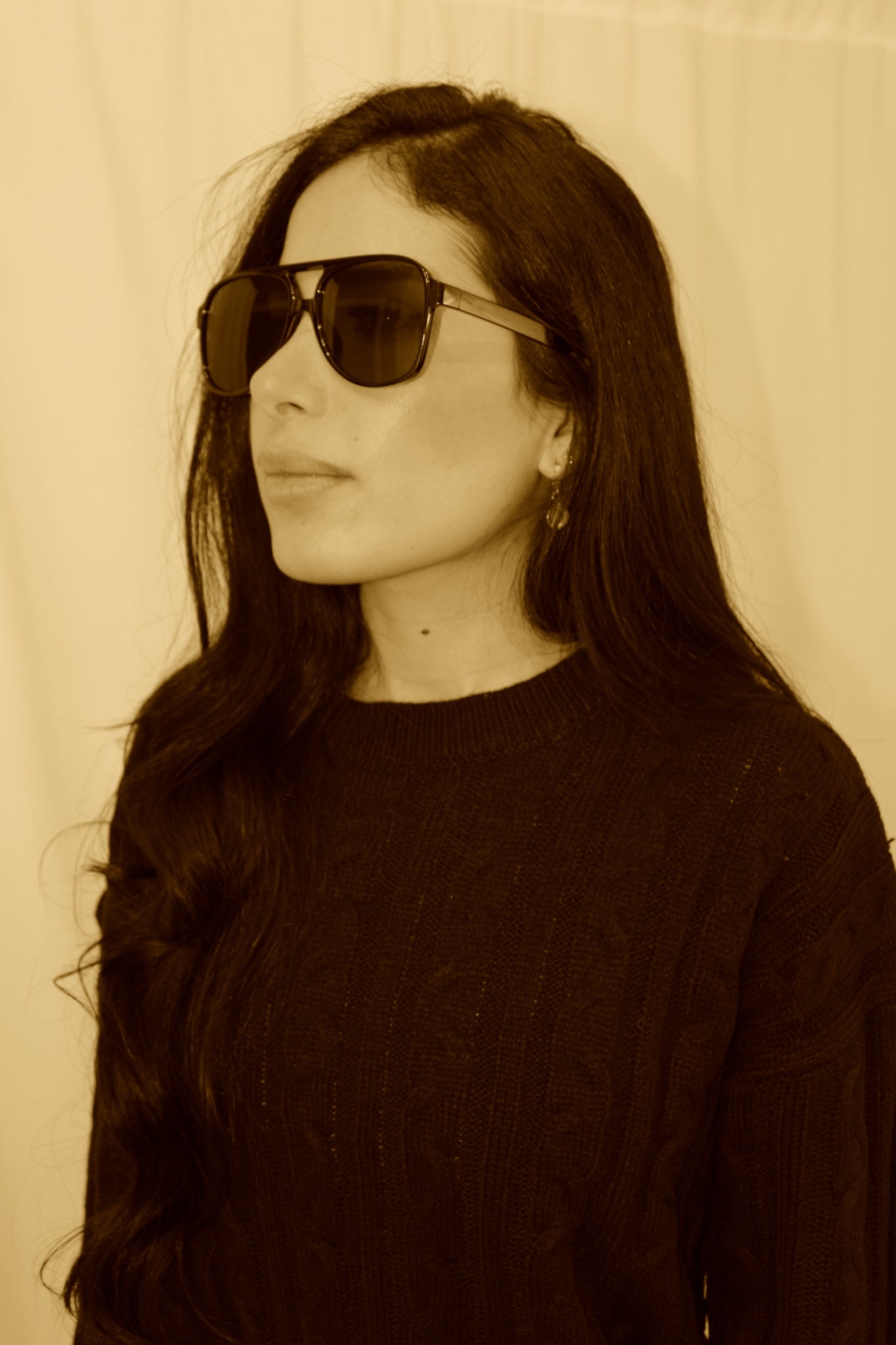 La Californienne Sunglasses in Black